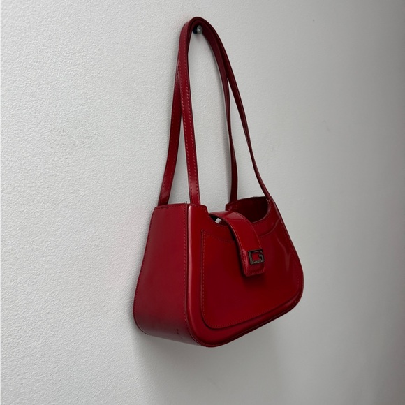 Guess Red Leather Handbag - Picture 4 of 5